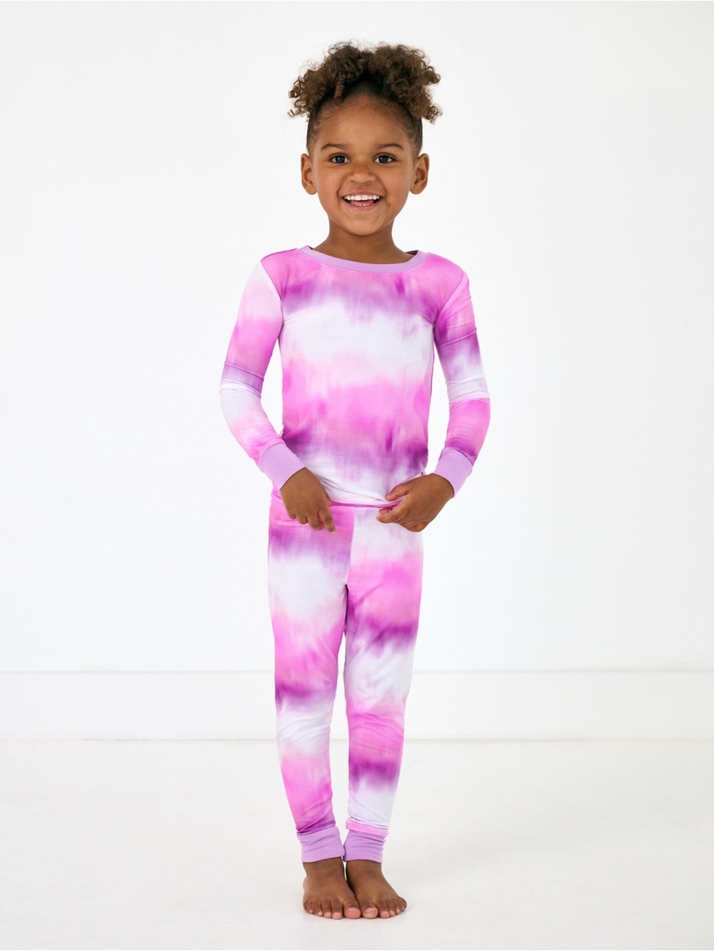 Little Sleepies Pink Cosmic Mist Two-Piece Pajama Set